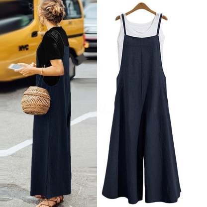 Last Day Promotion 57% OFF🔥Women's Sleeveless Oversized Casual Jumpsuit