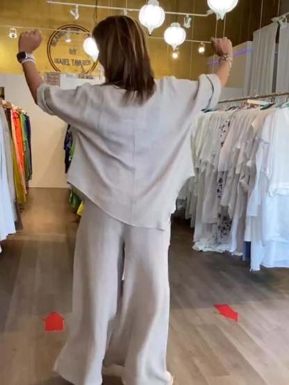 Last Day Promotion🔥Women's Linen Casual Suit(Buy 2 Free Shipping)
