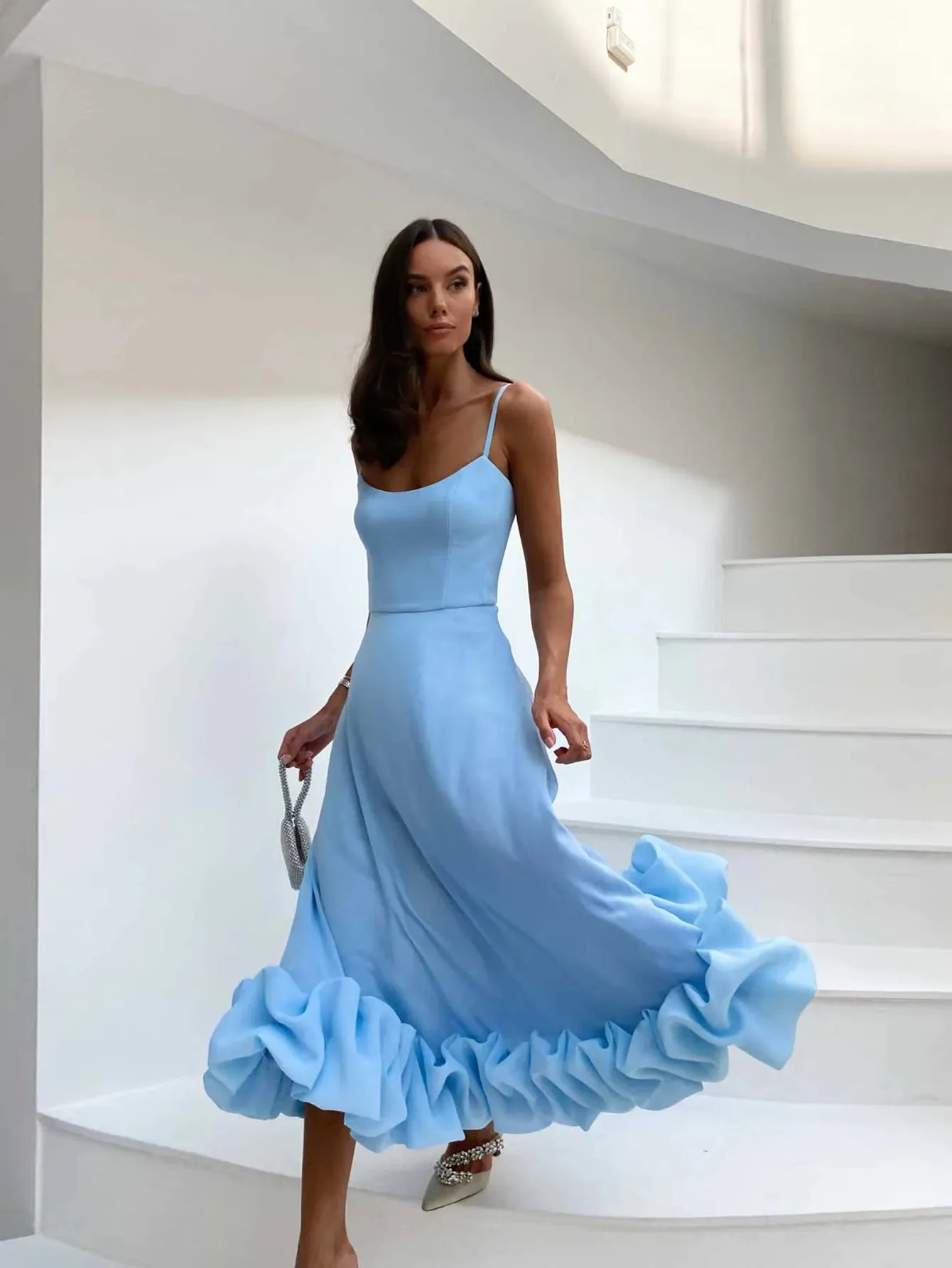 Flounce Dress (Buy 2 Free Shipping)