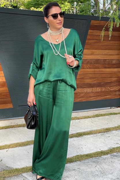 Elegant Satin Two-piece Set (Buy 2 Sets Free Shipping)