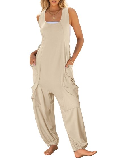 2024 Hot Sale❤️Sleeveless Baggy Harem Jumpsuits (Buy 2 Free Shipping)