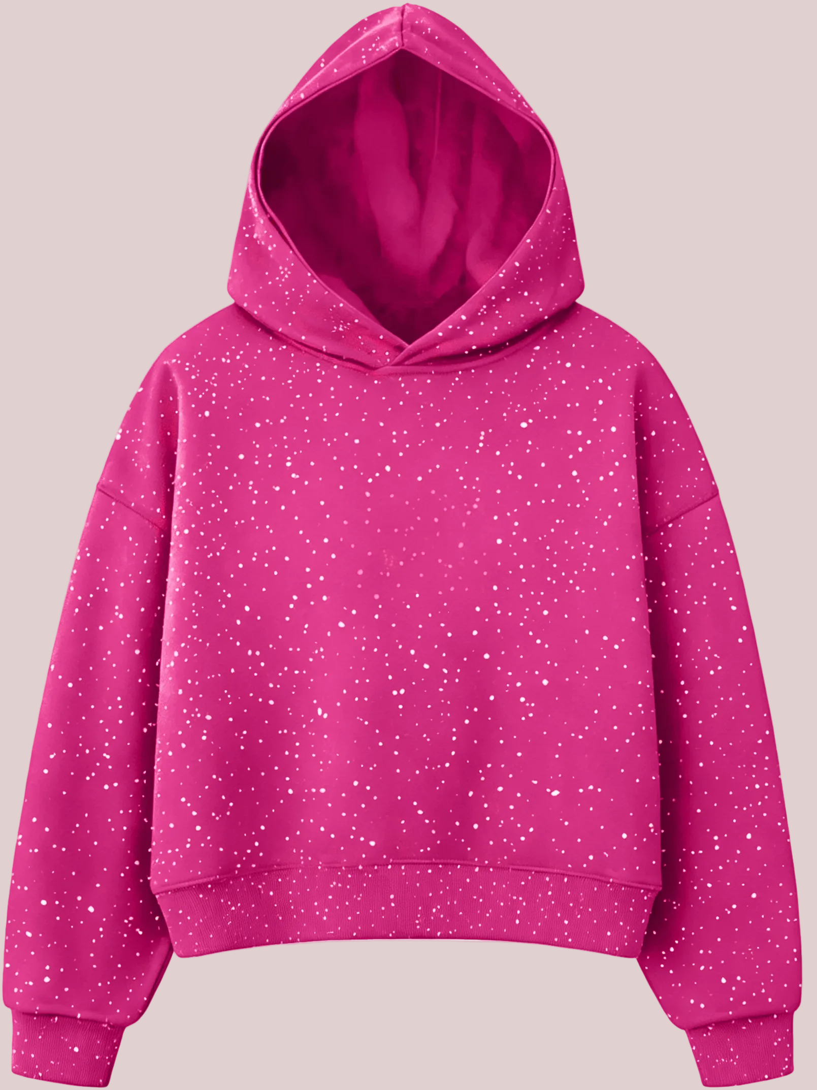 Sparkly Rhinestone Hooded Pullover Top (Buy 2 Free Shipping)