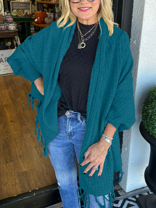New Women's Tassel Cardigan Wrap (Buy 2 Free Shipping)