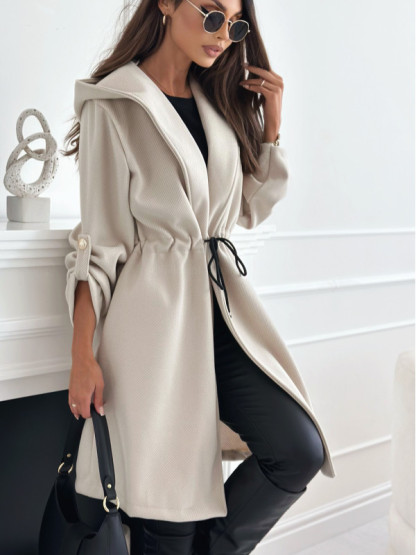 Autumn Flash Deal🔥Strappy Woolen Windbreaker Jacket (Buy 2 Free Shipping)