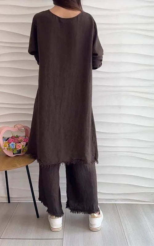 Casual Round Neck Two-piece Suit (Buy 2 Free Shipping)