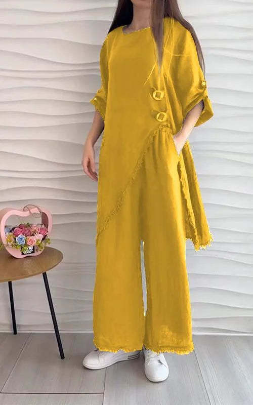 Casual Round Neck Two-piece Suit (Buy 2 Free Shipping)
