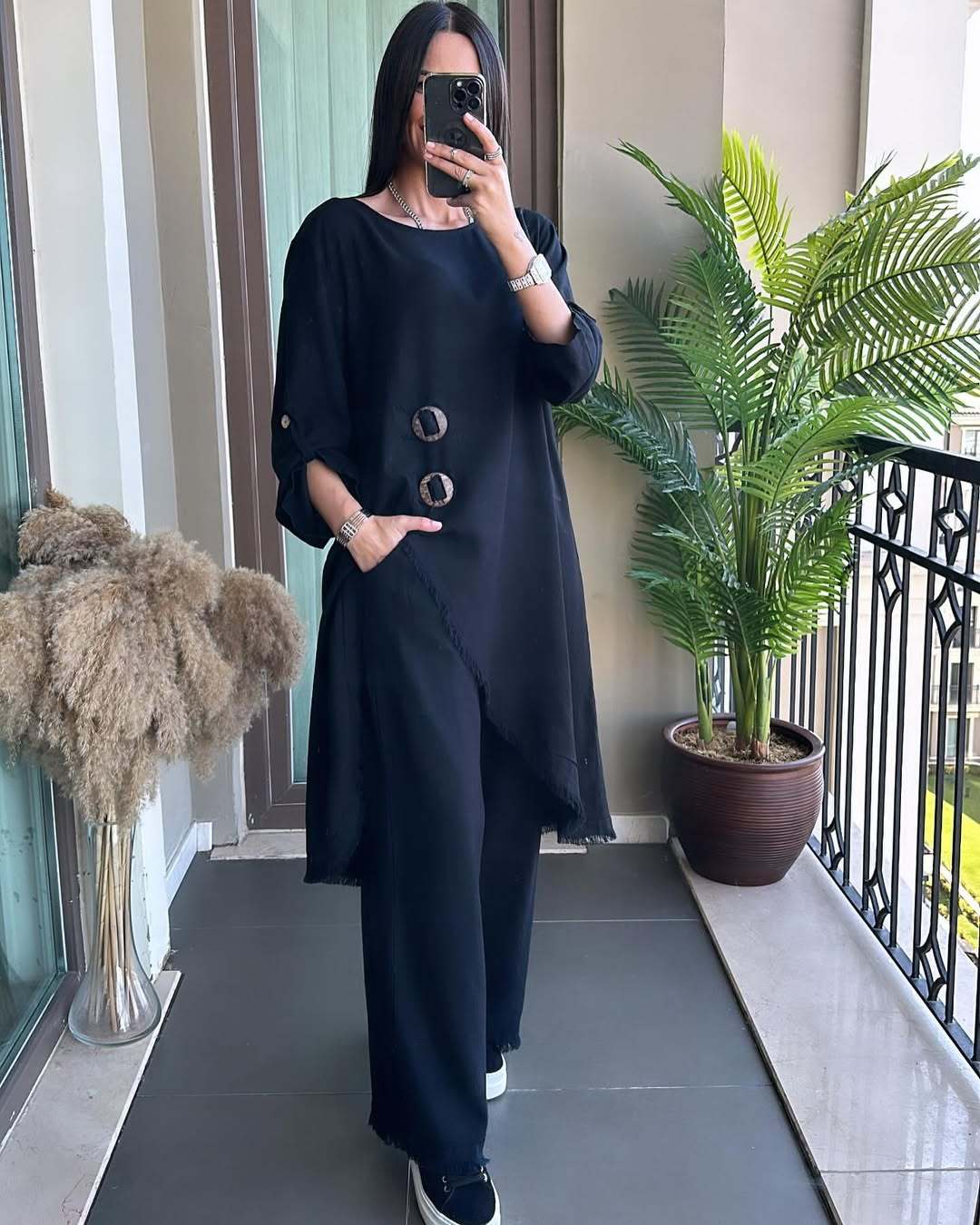 Casual Round Neck Two-piece Suit (Buy 2 Free Shipping)