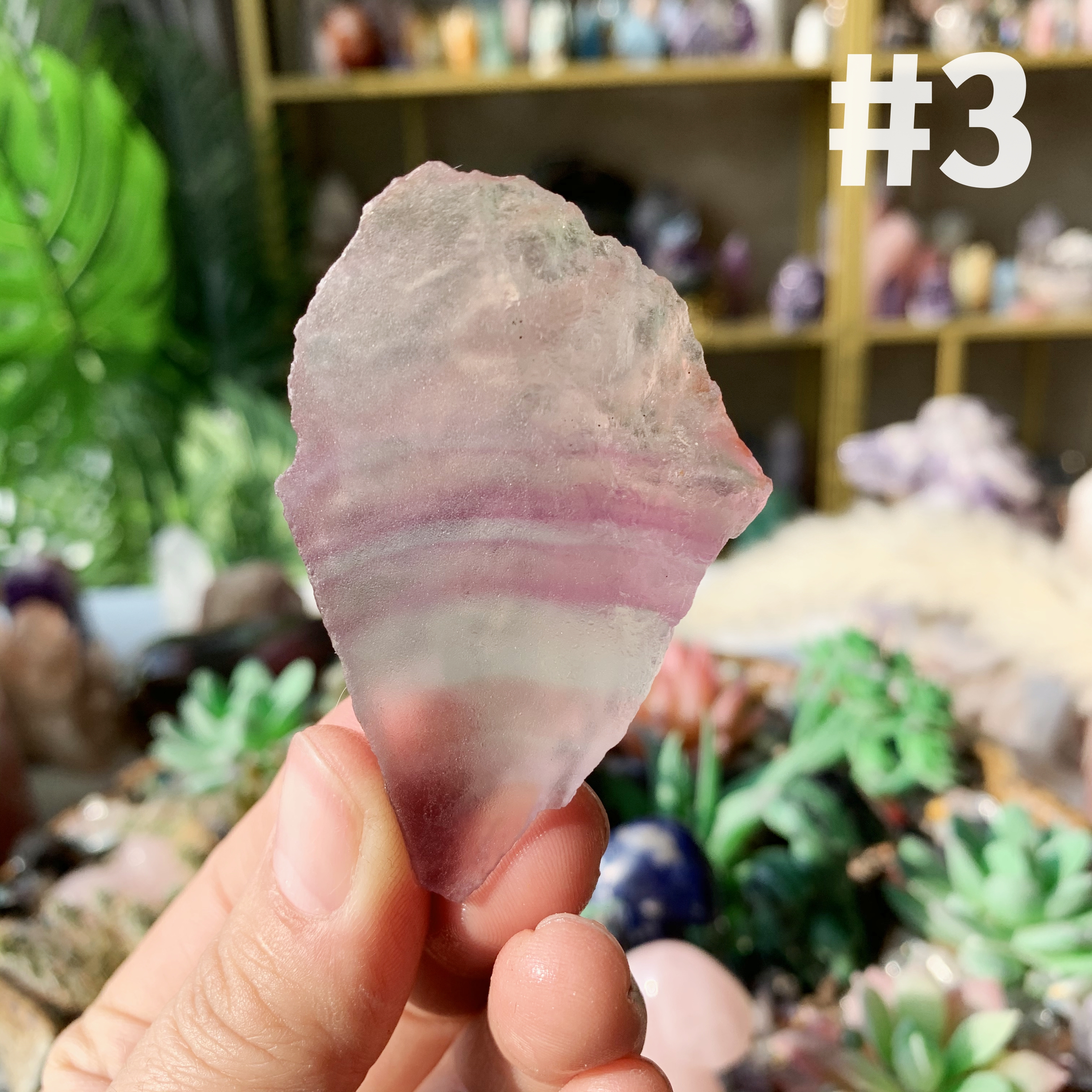 【Weekly Flash Deals】Rainbow Fluorite Slice