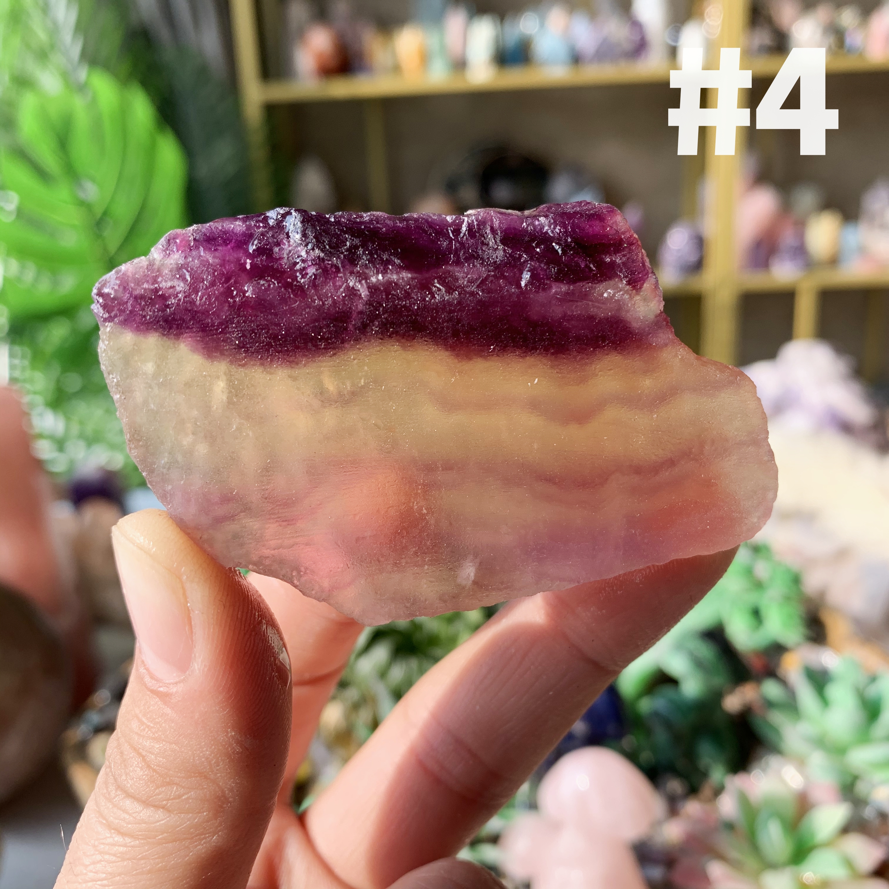 【Weekly Flash Deals】Rainbow Fluorite Slice