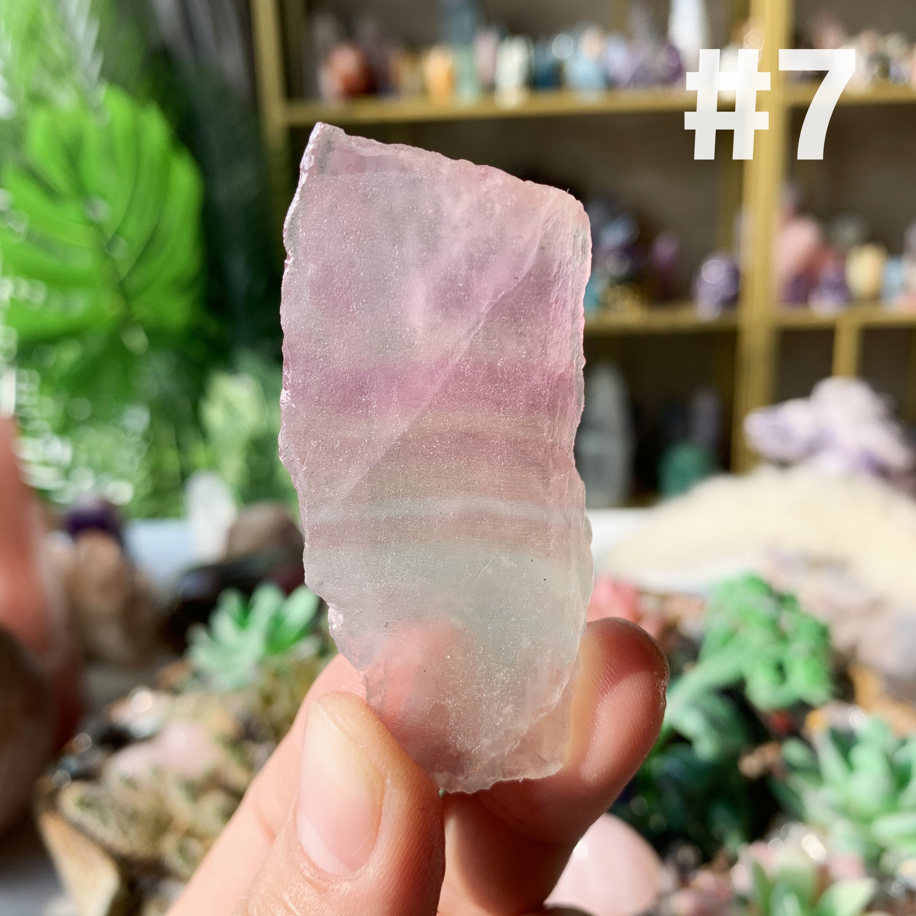 【Weekly Flash Deals】Rainbow Fluorite Slice
