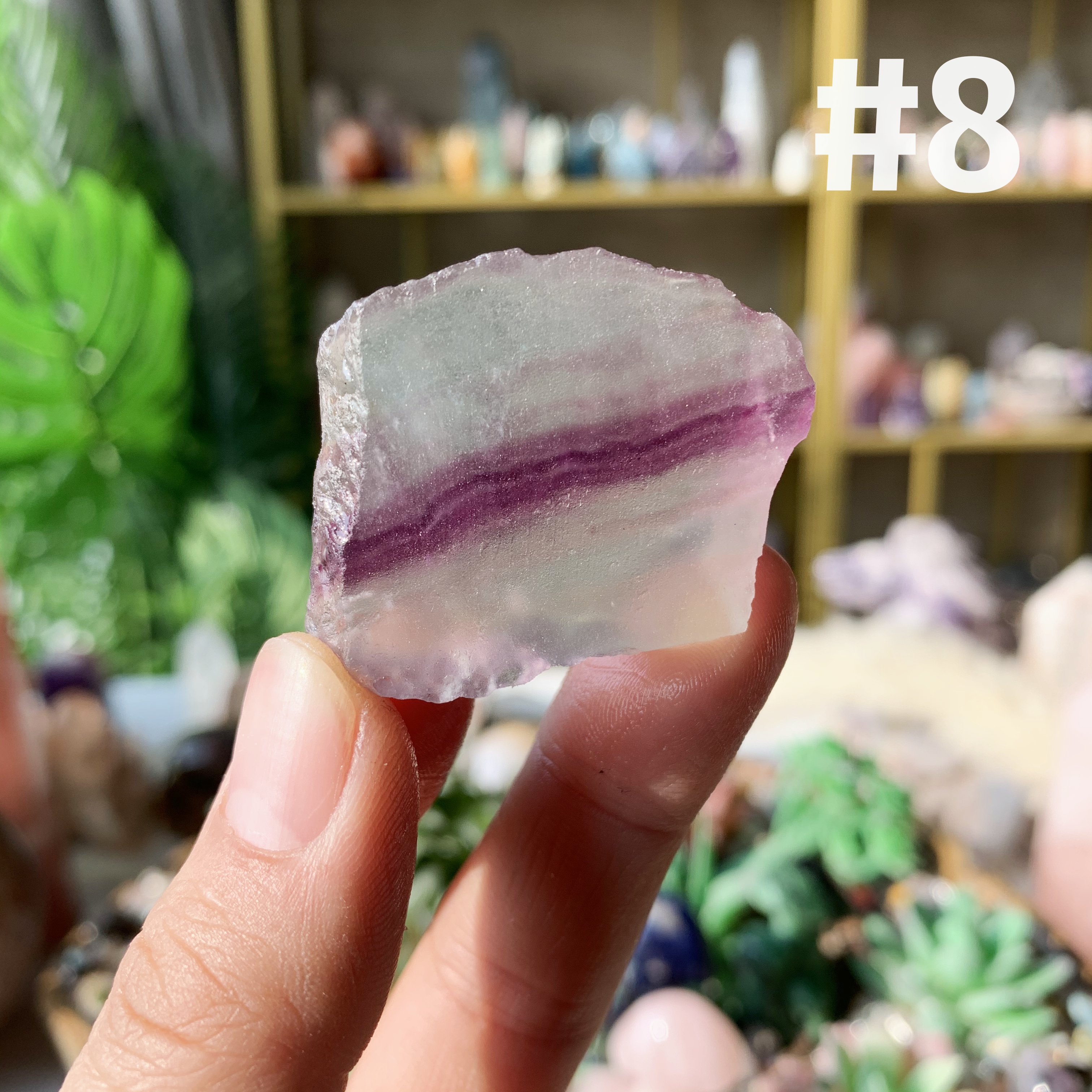 【Weekly Flash Deals】Rainbow Fluorite Slice