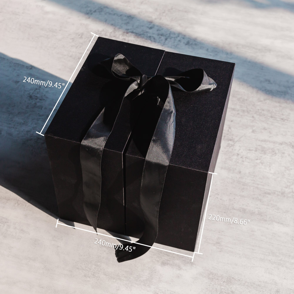 Reikistal Valentine's Day Rubik's Cube Rose Gift Box Natural Crystal Two-door Drawer Gift Box