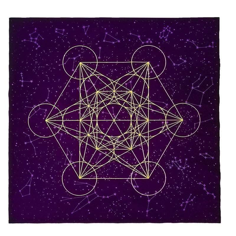 Reikistal 7 Chakra Cloth / Tarot Spread Top Cloth