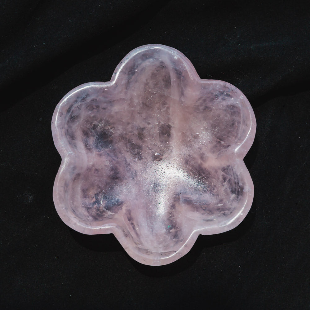 Rose Quartz Bowl — 【Cat & Flower & Bear】