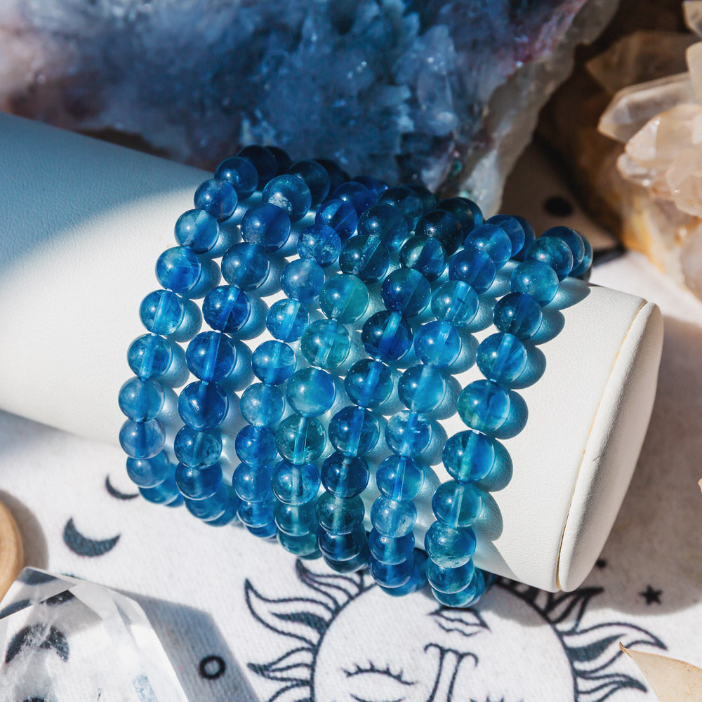 Reikicrystal Blue Fluorite Bracelet
