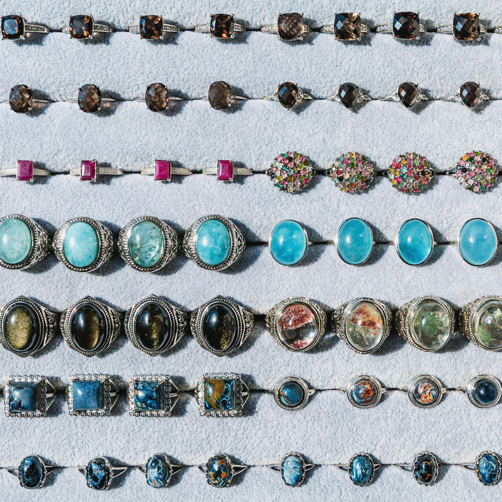 Sparkle Crystal Ring Collection