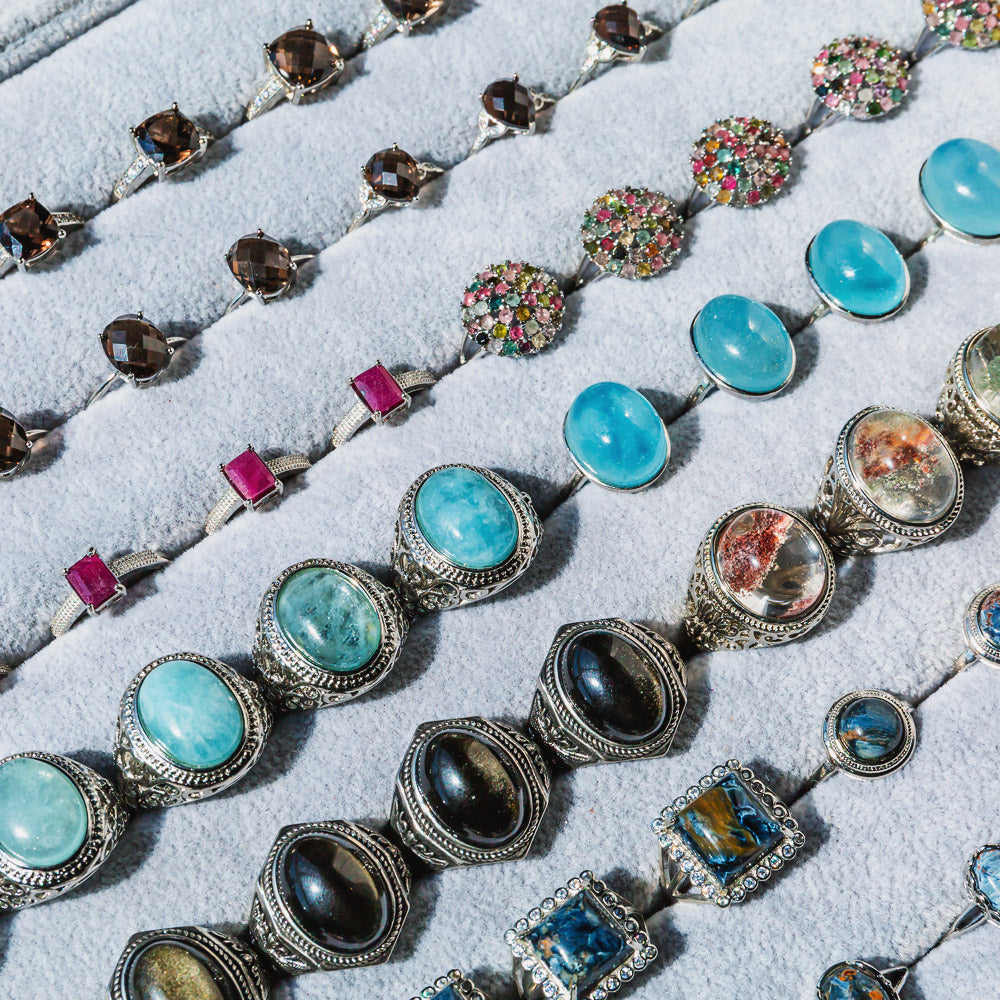 Sparkle Crystal Ring Collection