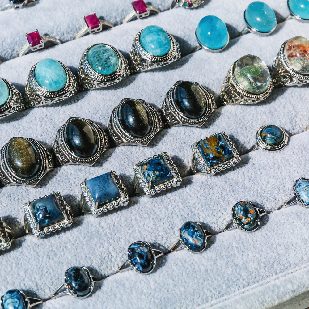 Sparkle Crystal Ring Collection