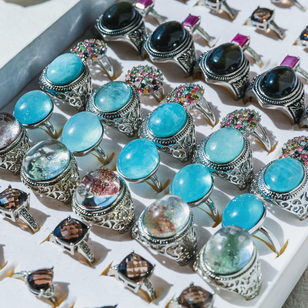 Sparkle Crystal Ring Collection