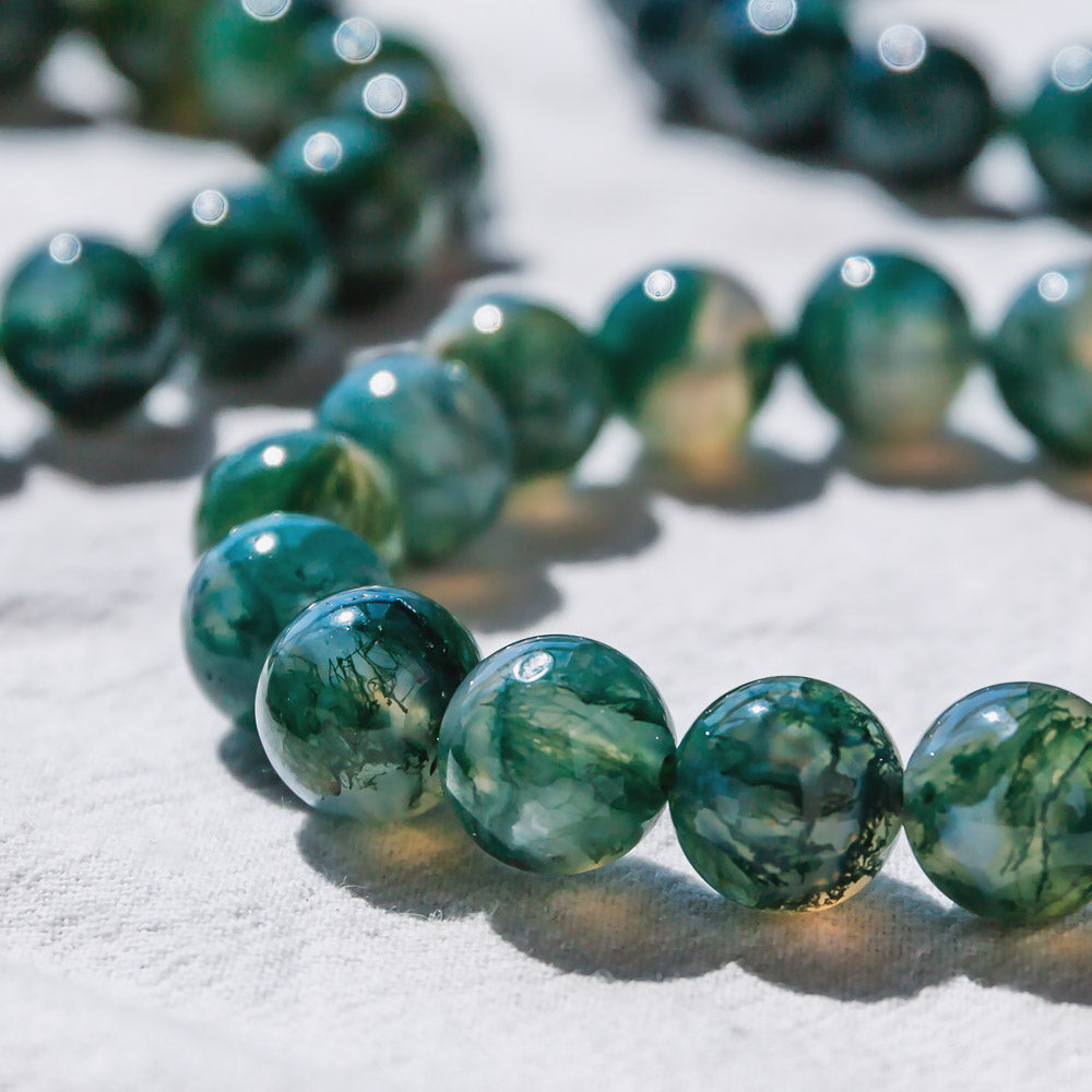 Moss Agate Bracelet