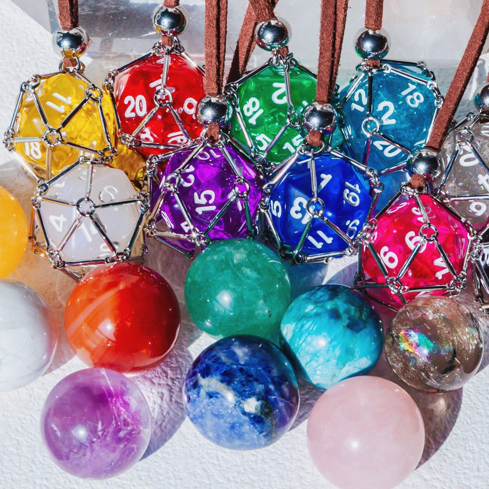 【Leather Rope】Metal Bamboo Necklace Woven Pendant 【Ball】