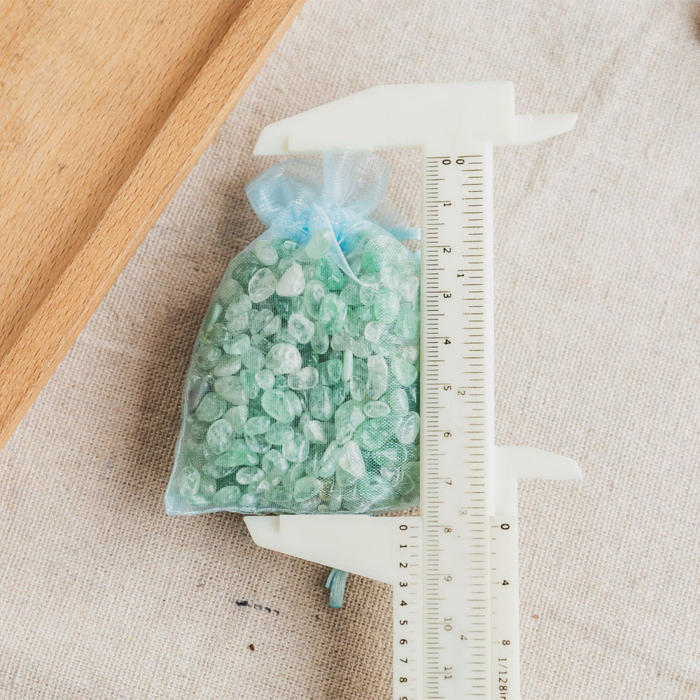 Green Strawberrry Quartz Chips 100g