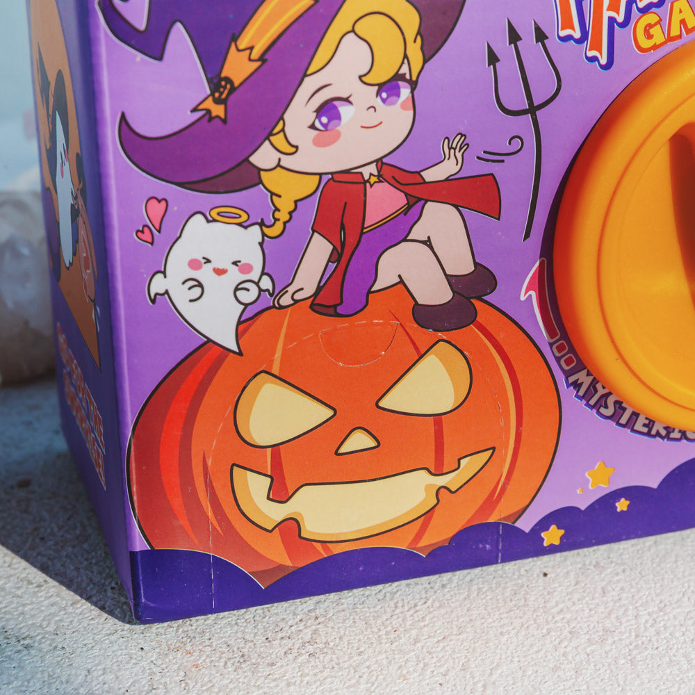 Natural Halloween-Themed Crystal Carvings | Surprise Gacha Machine