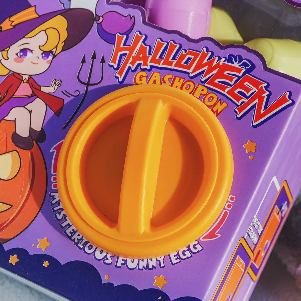 Natural Halloween-Themed Crystal Carvings | Surprise Gacha Machine