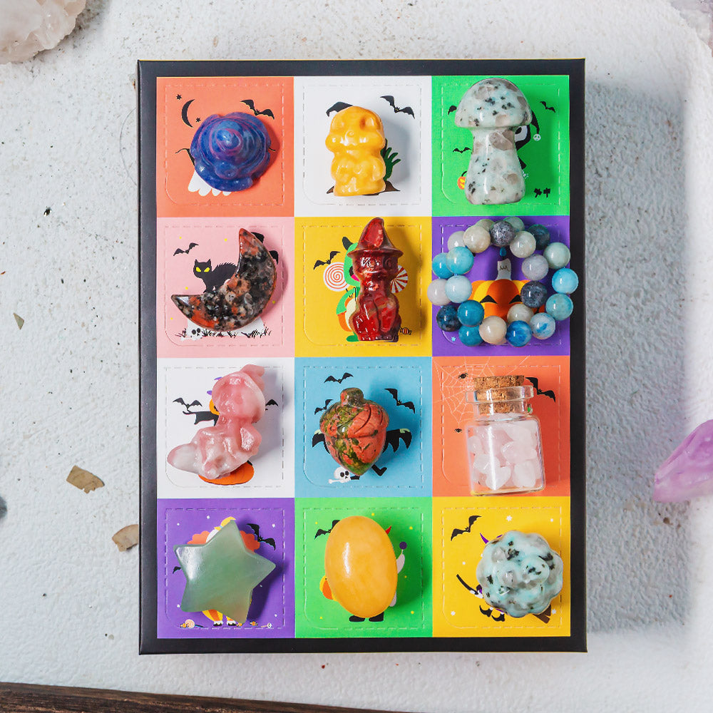 Crystal Happy Halloween Surprise Countdown Gift Box