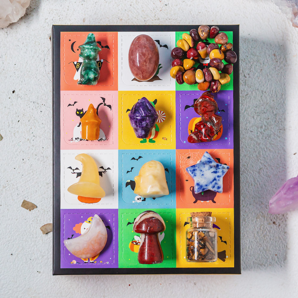 Crystal Happy Halloween Surprise Countdown Gift Box