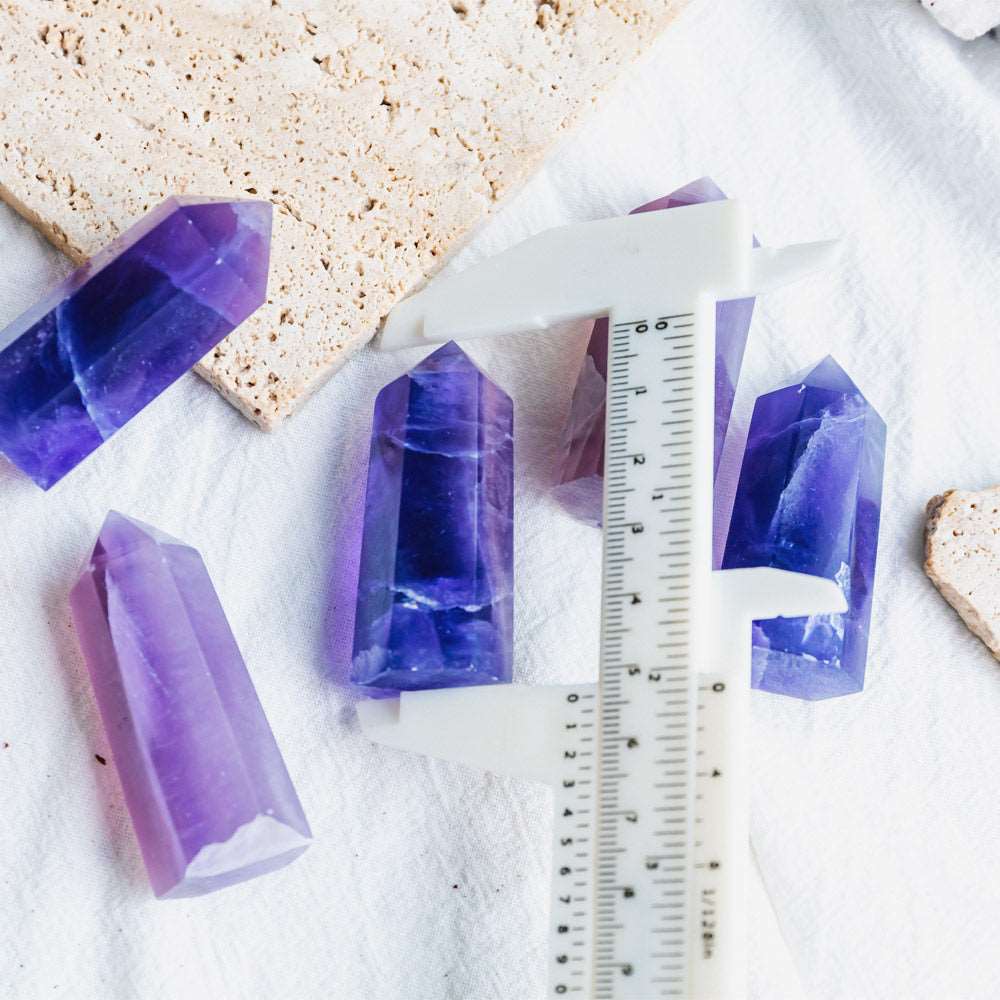 Reikistal 2'' Indigo Fluorite Point