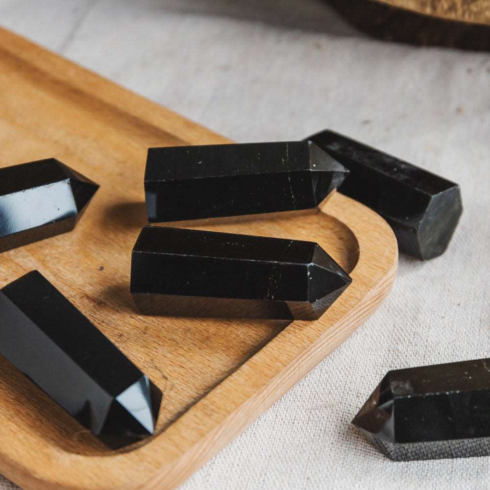 Reikistal Black Obsidian Point