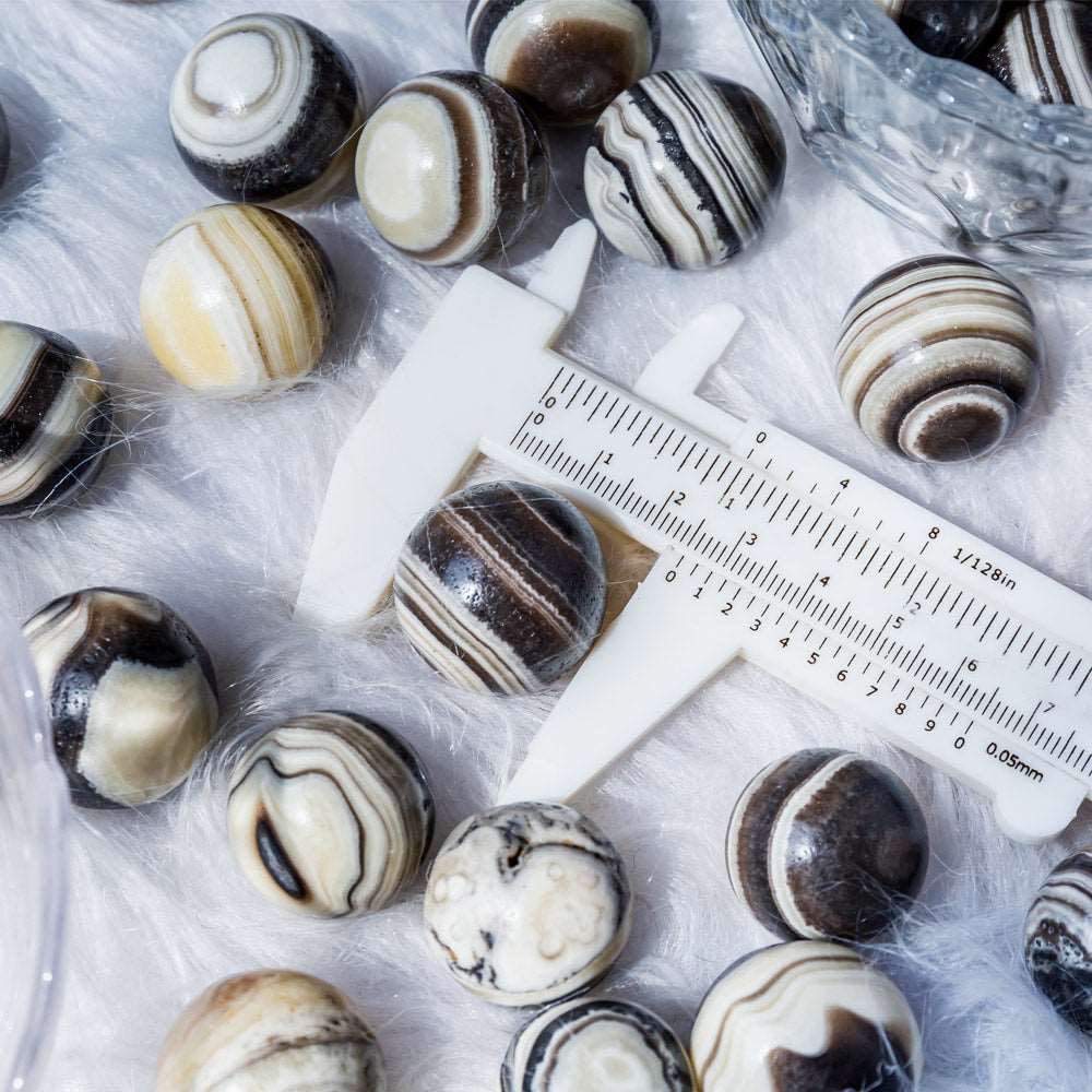 Reikistal Zebra Calcite Sphere