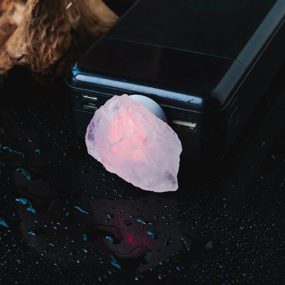 Reikistal Raw Crystal Stone USB Interface Night Light