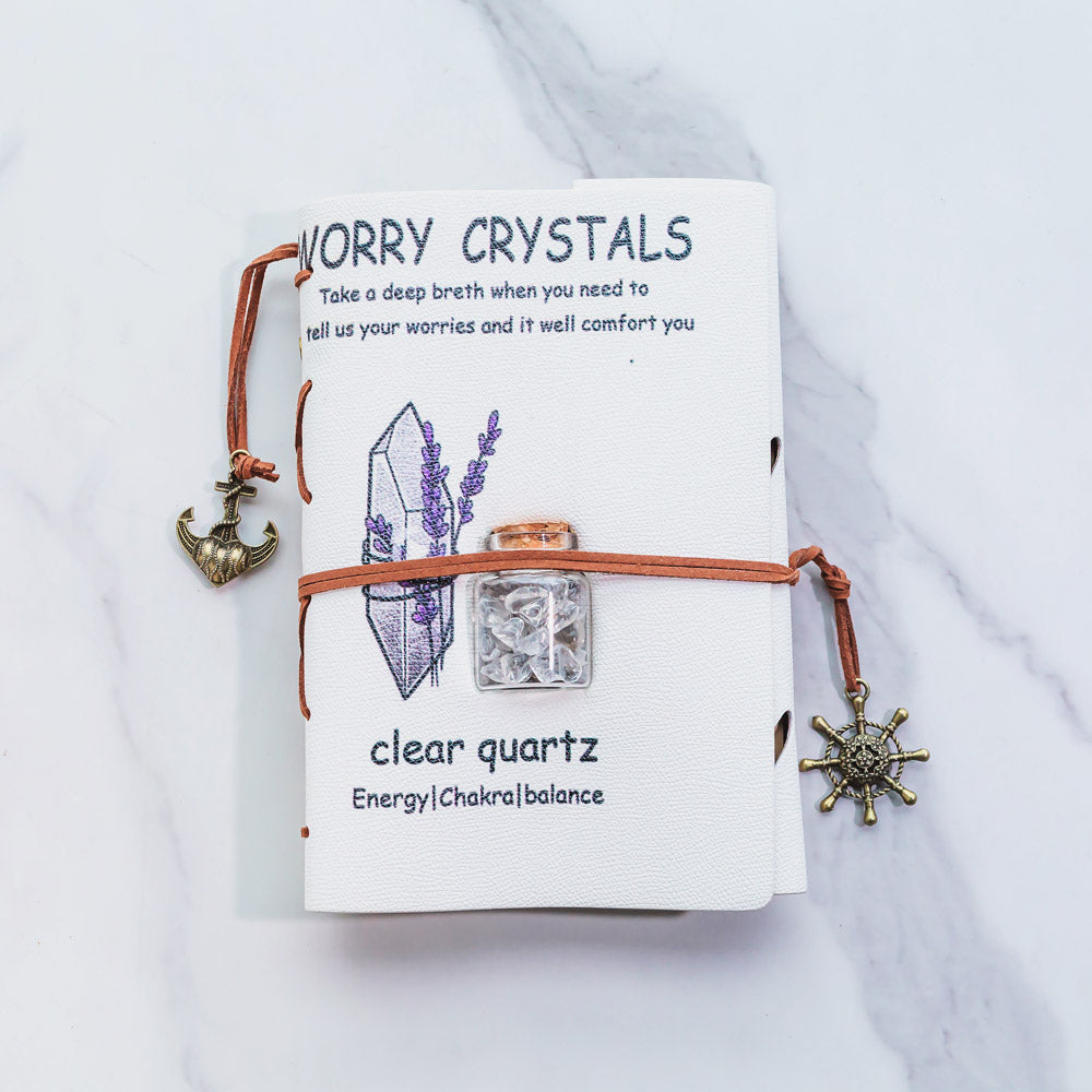 Natural Crystal Stone Notebook