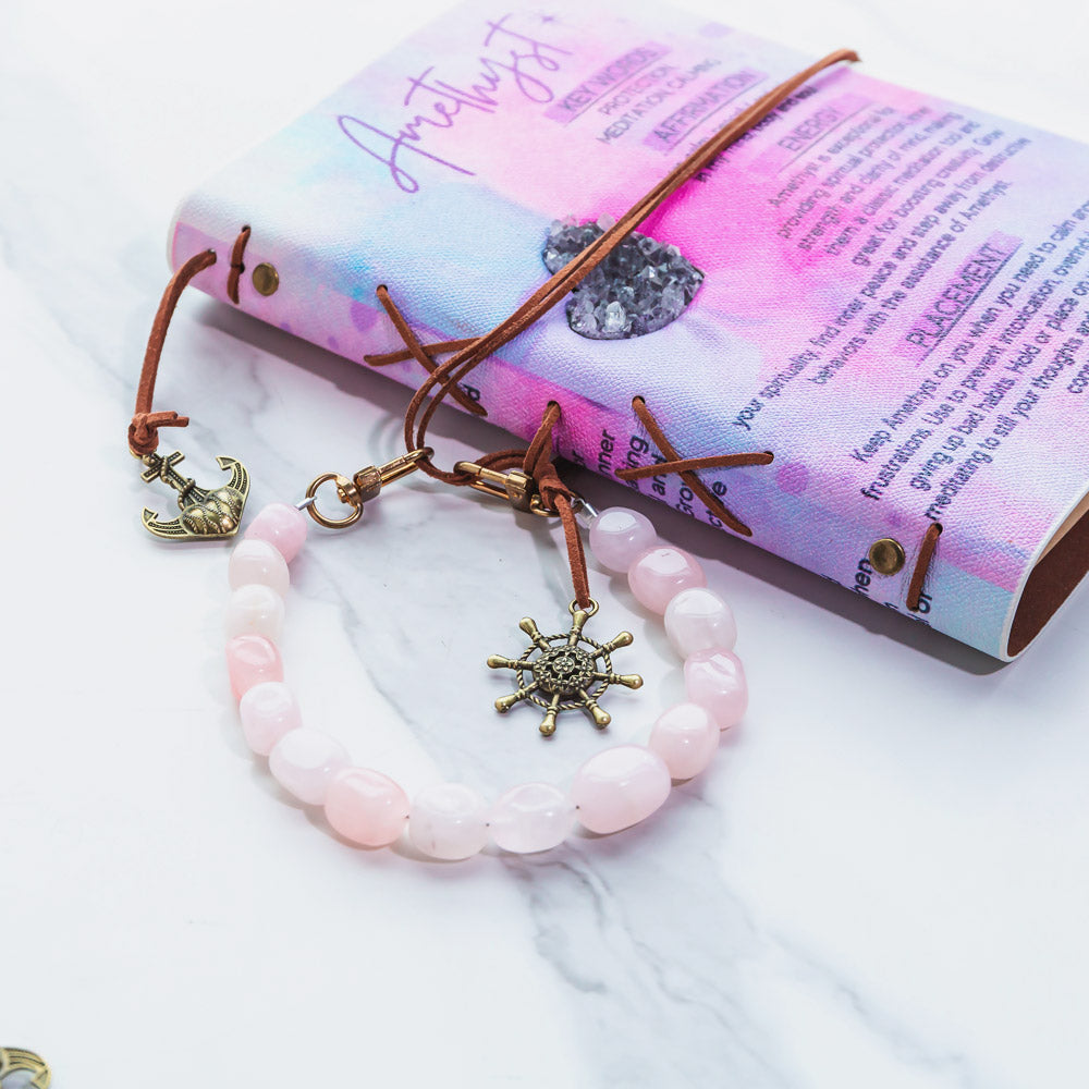 Natural Crystal Stone Notebook