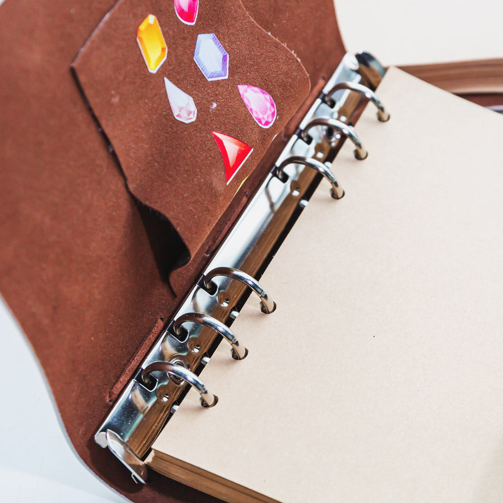 Natural Crystal Stone Notebook