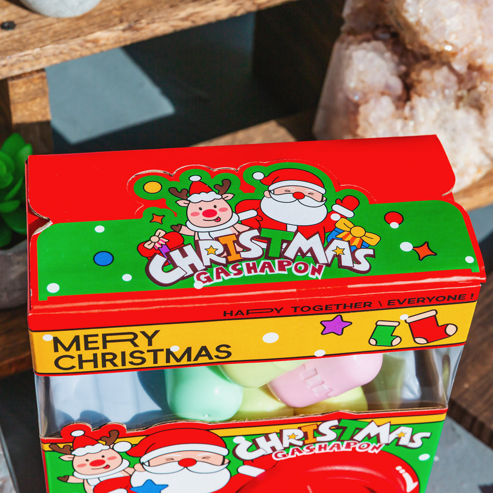 Reikicrystal Christmas Gachapon With Natural Crystal Carvings