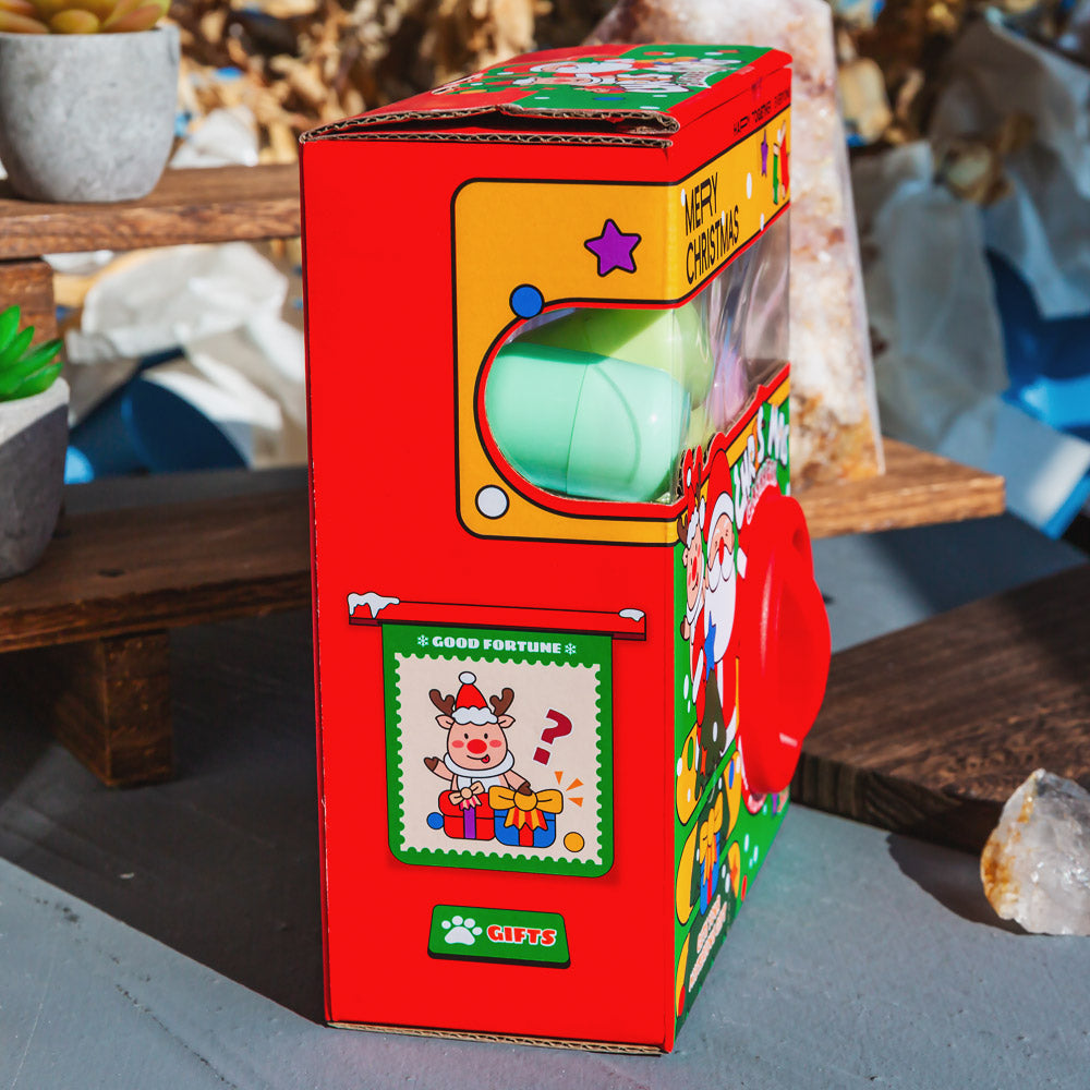 Reikicrystal Christmas Gachapon With Natural Crystal Carvings