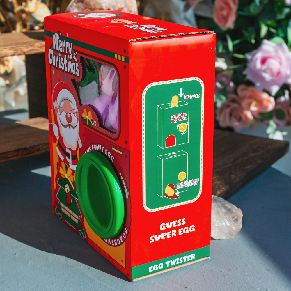 Reikicrystal Christmas Gachapon With Natural Crystal Carvings