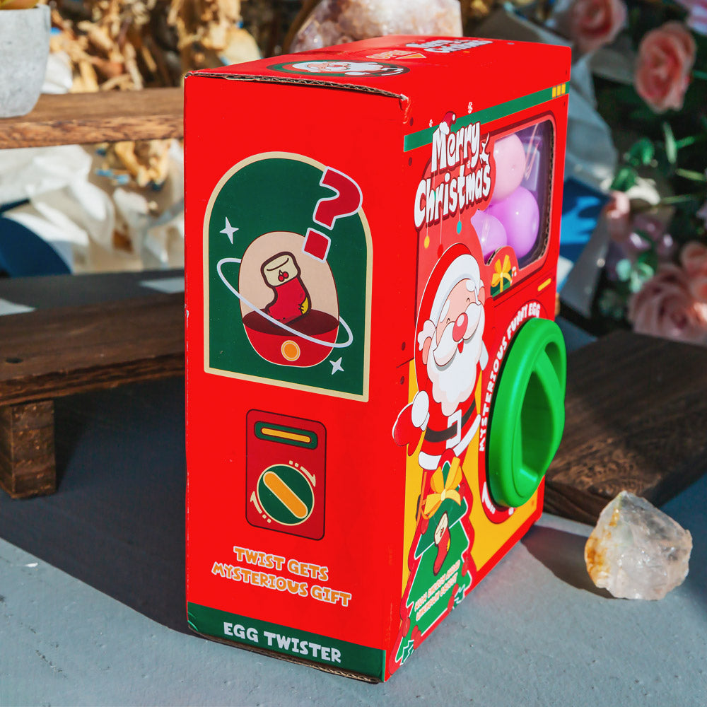 Reikicrystal Christmas Gachapon With Natural Crystal Carvings