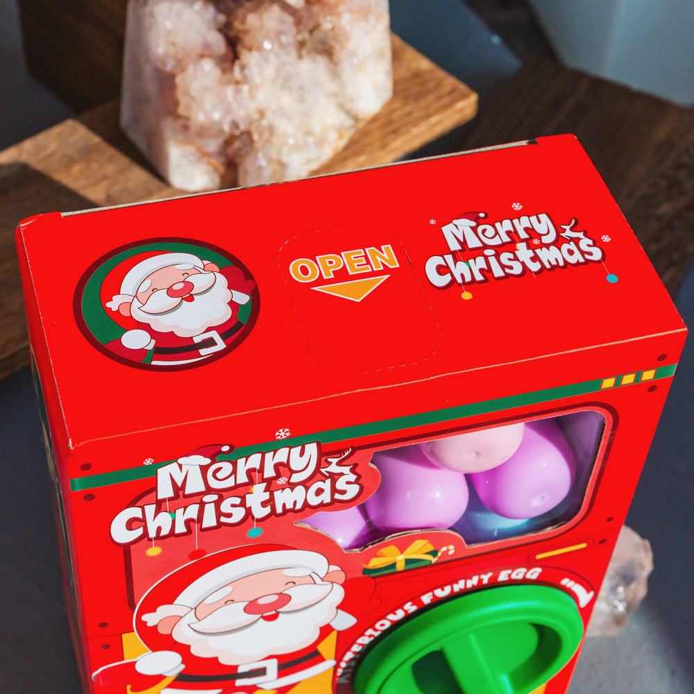 Reikicrystal Christmas Gachapon With Natural Crystal Carvings