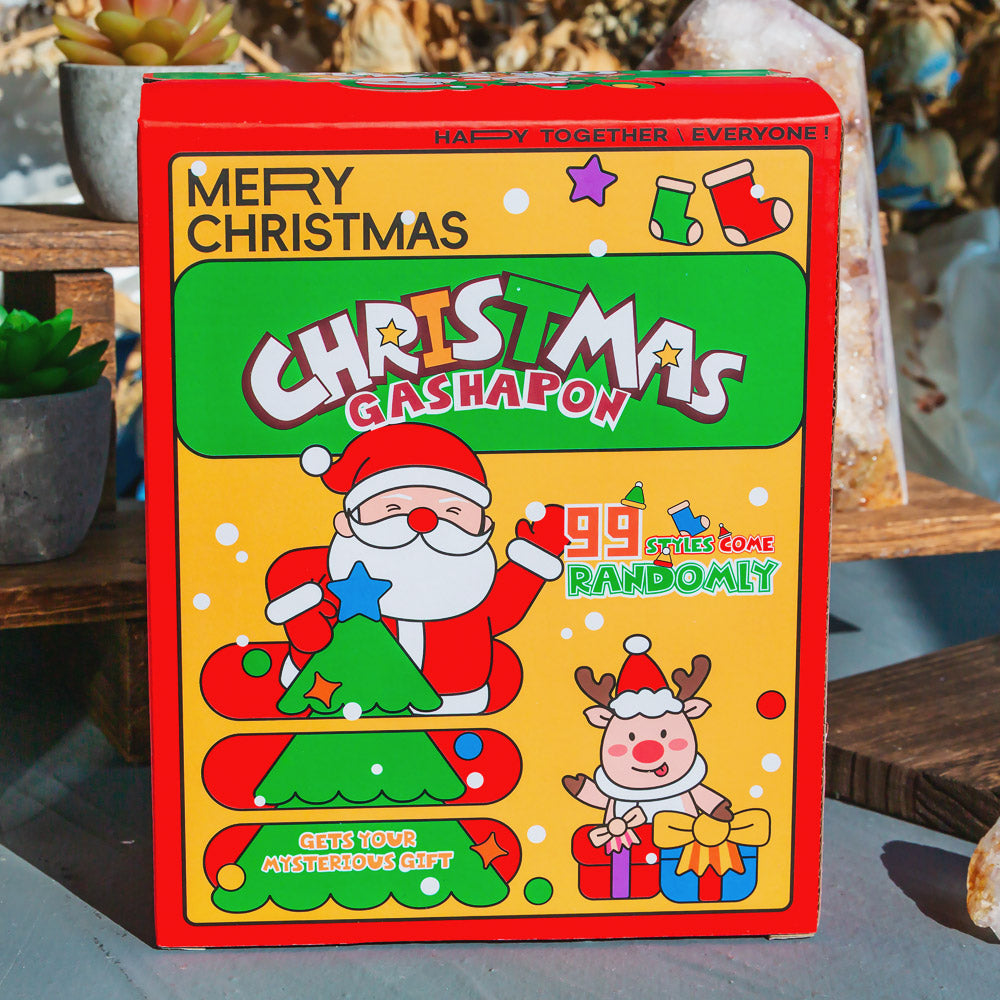 Reikicrystal Christmas Gachapon With Natural Crystal Carvings