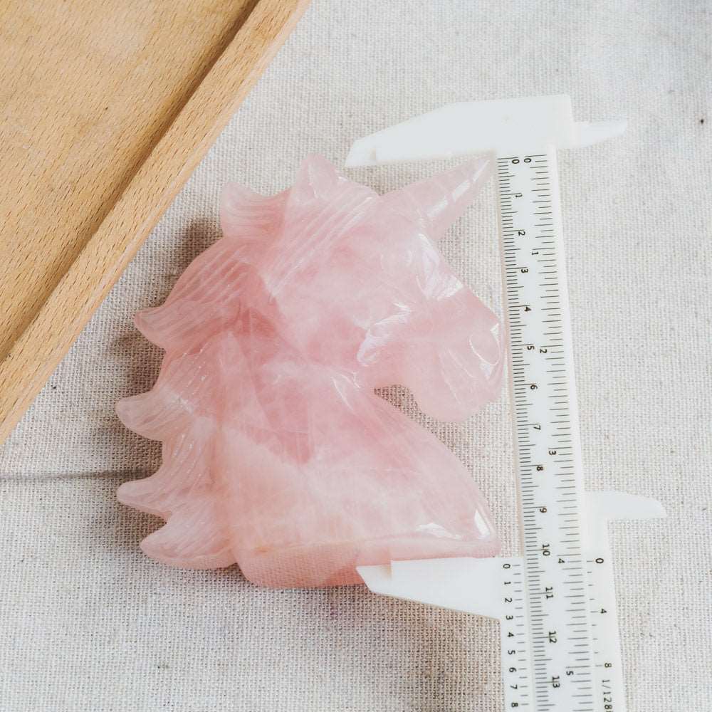 Reikistal Rose Quartz Unicorn