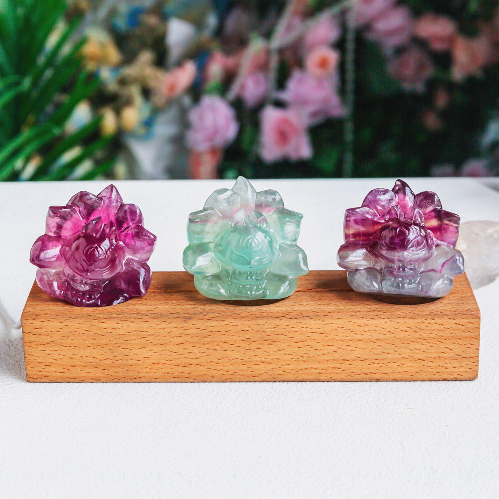 【Weekly Flash Deals】Natural Crystal Fluorite Carving 
