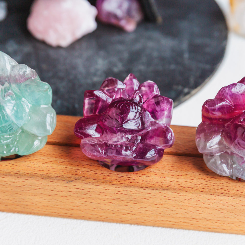 【Weekly Flash Deals】Natural Crystal Fluorite Carving 