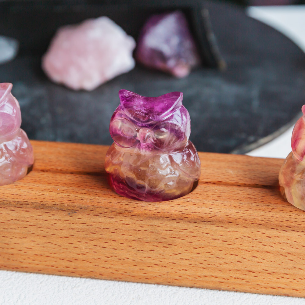 【Weekly Flash Deals】Natural Crystal Fluorite Carving 