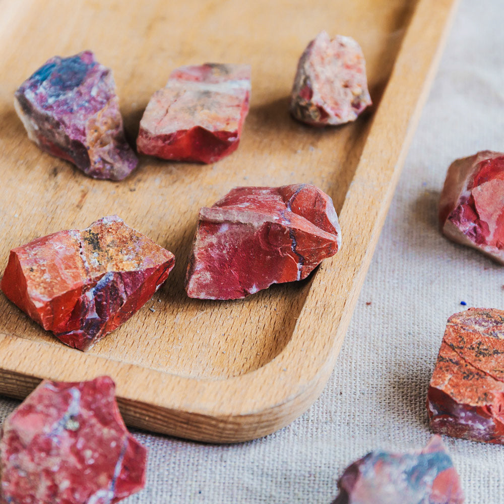 Reikistal Red Jasper Raw Stone 100g
