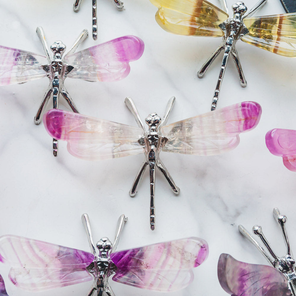 【Weekly Flash Deals】Crystal Fluorite Dragonfly