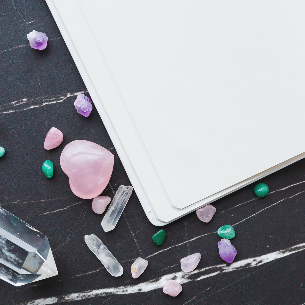 Natural Crystal Astrolable Notebook